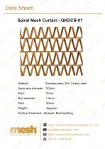 Spiral mesh curtain-QKDCB-01