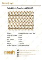 Spiral mesh curtain-QKDCB-03