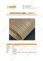 WOVEN METAL FABRIC QKDB-33