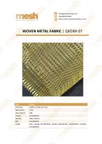 WOVEN METAL FABRIC QKDBX-07
