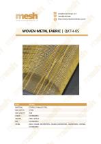 WOVEN METAL FABRIC QKTH-05