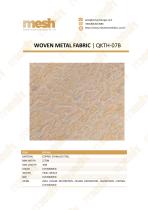 WOVEN METAL FABRIC QKTH-07B