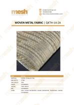 WOVEN METAL FABRIC QKTH-14-2A