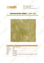 WOVEN METAL FABRIC QKTH-19A