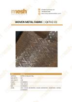 WOVEN METAL FABRIC QKTH2-01
