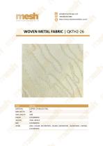 WOVEN METAL FABRIC QKTH2-26