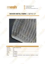 WOVEN METAL FABRIC QKTH2-27