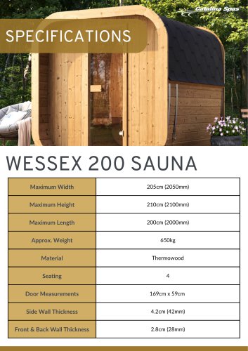 WESSEX 200 SAUNA