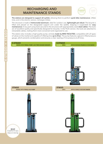 RECHARGING AND  MAINTENANCE STANDS