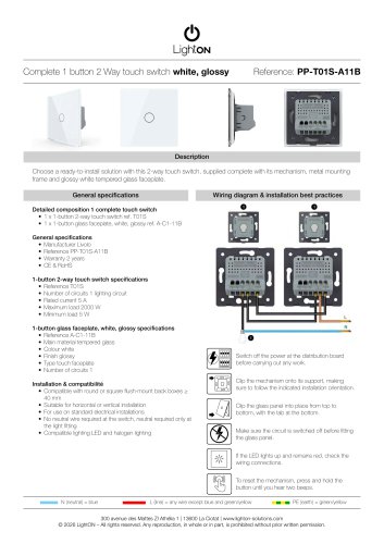 Complete touch switch