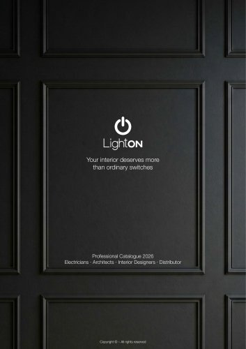 LightOn - Professional Catalogue 2026