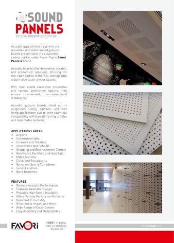 SOUND PANNELS - 120x240 cm