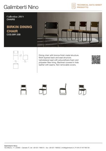 BIRKIN DINING CHAIR