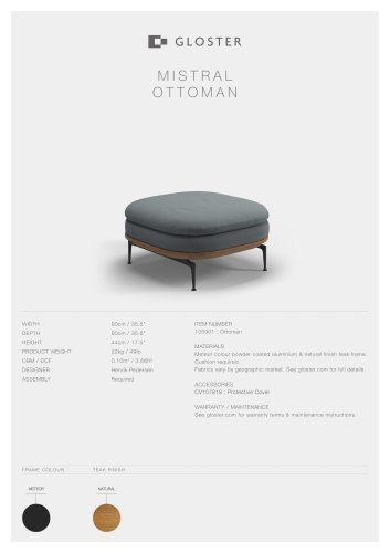 MISTRAL OTTOMAN