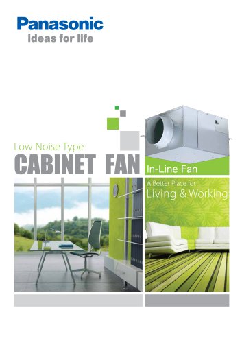 Low Noise Type CABINET FAN