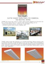 Thermo: ceiling radiant panel for commercial and industrial heating