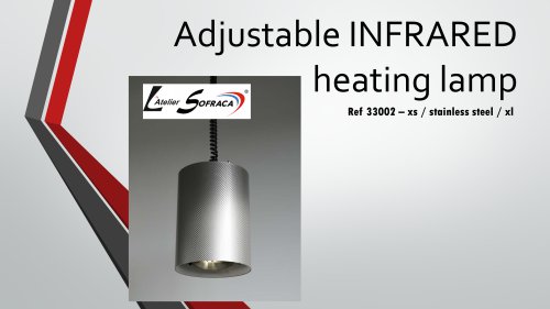 Adjustable infrared heating lamp-33002