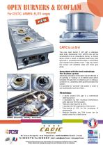 OPEN BURNERS & ECOFLAM