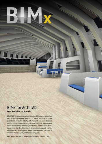 BIMx for ArchiCAD 16 flyer