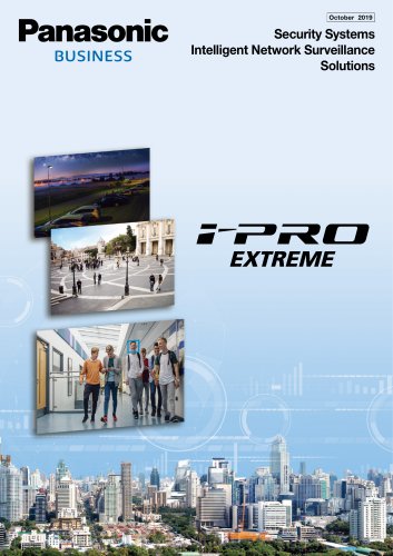 Security Systems Intelligent Network Surveillance Solutions i-PRO Extreme 2019