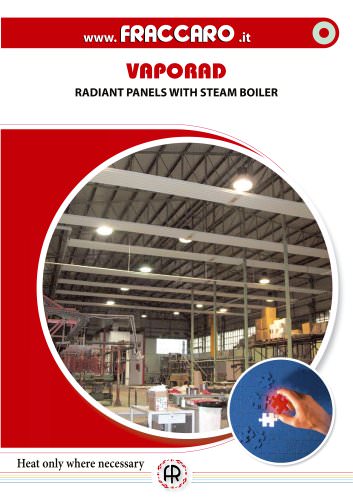 VAPORAD - RADIANT PANELS WITH STEAM BOILER