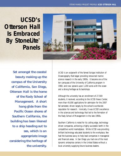 UCSD’s Otterson Hall – San Diego