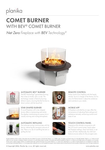 Comet burner