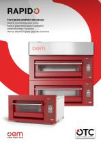 RAPIDO - Electric countertop pizza ovens