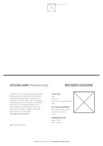 ATELIER Lamp
