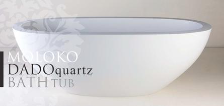 Moloko DADOquartz bathtub and basin