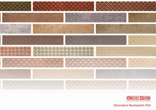 Decorative BackSplash - Vinyl Wall Covering