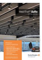 HeartFelt® Baffles | Technical Leaflet
