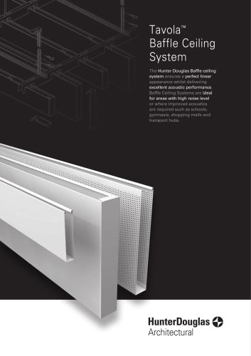 Tavola™ Baffle Ceiling System