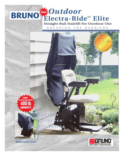 Straight Rail Stairlift for Outdoor Use