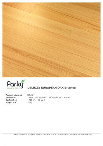 DELUXE+ EUROPEAN OAK Brushed