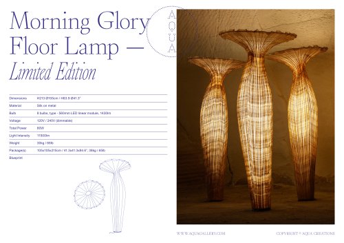 Morning Glory Floor Lamp Limited Edition