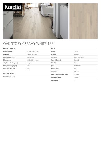 OAK STORY CREAMY WHITE 188