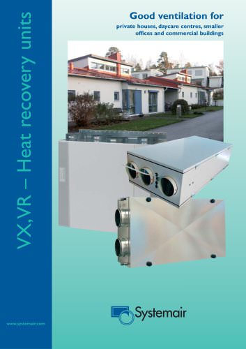 VX,VR – Heat recovery units www.systemair