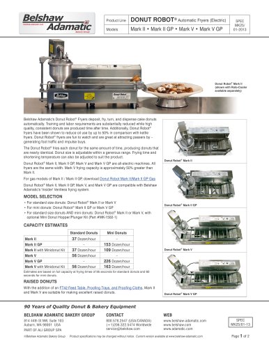 Donut Robot® Mark II (Gas)