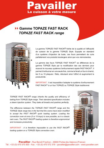 Topaze Fast Rack