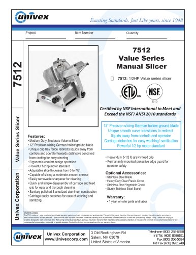 Slicer 7512