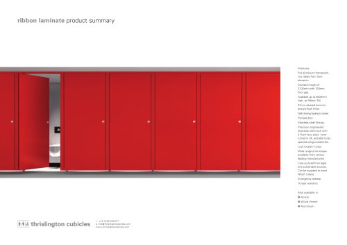 Ribbon Laminate Product Summary