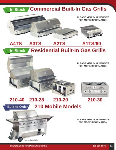 Commercial Built-In Gas Grills