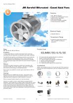 JM Aerofoil Bifurcated - Cased Axial Fans