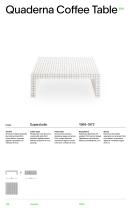 Catalog 656 QUADERNA COFFEE TABLE