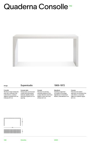 Catalog 710 QUADERNA CONSOLLE