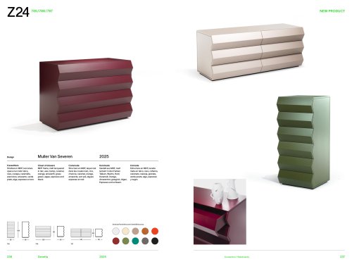 Catalog 785-786-787 Z24 CHEST OF DRAWERS