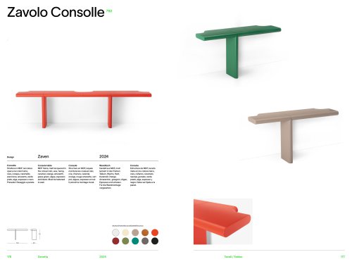 Catalog 792 ZAVOLO CONSOLLE