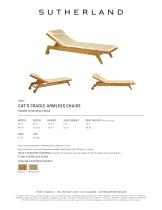 CAT’S CRADLE ARMLESS CHAISE