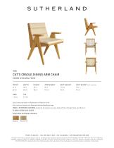 CAT’S CRADLE DINING ARM CHAIR